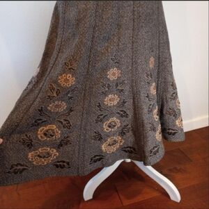 Two Star Dog Vintage 90's Embroidered Skirt